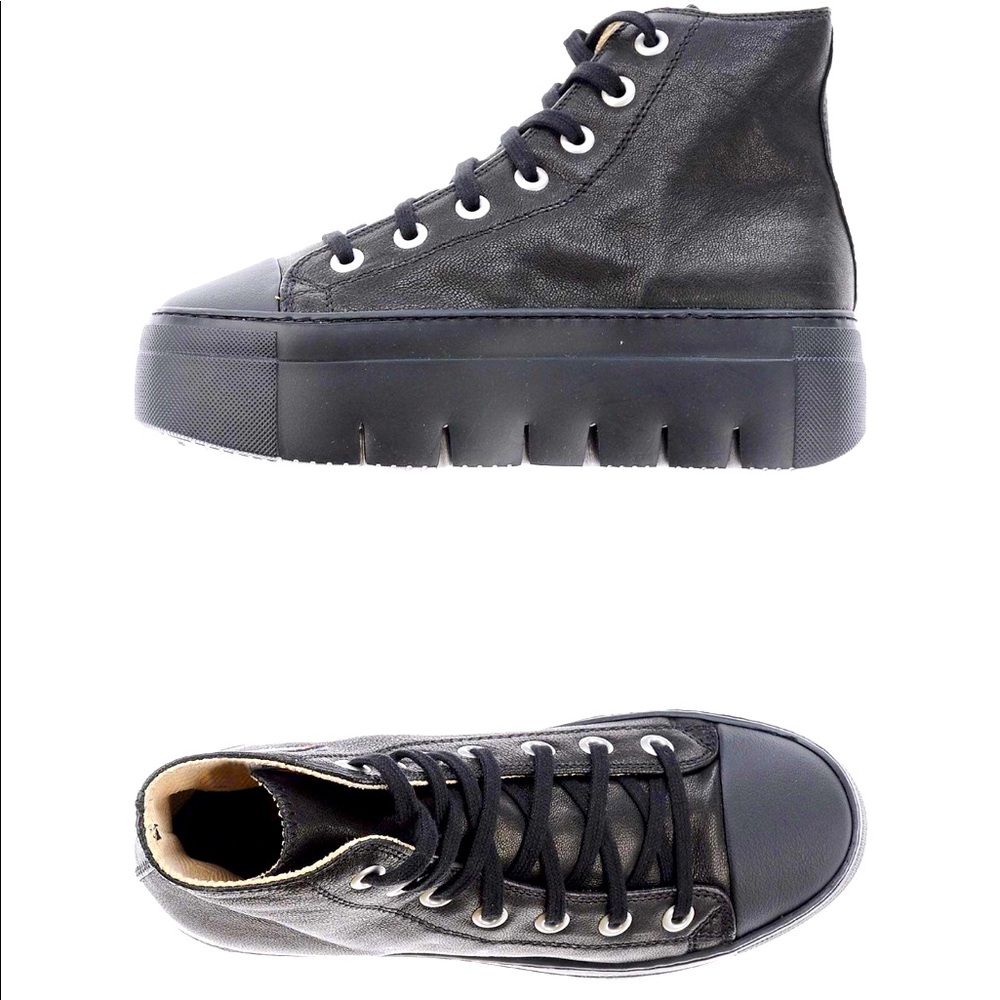 Soya Fish Platform High Top Sneakers
